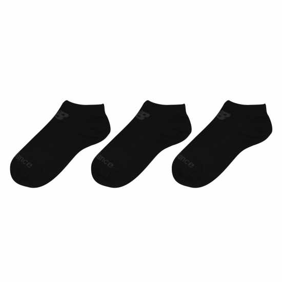 Мъжки чорапи New Balance 3 Pack No Show Socks Черно New Balance 3 Pack No Show Socks Черно Мъжки чорапи