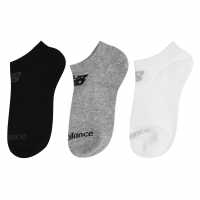 New Balance 3 Pack No Show Socks White Multi Мъжки чорапи