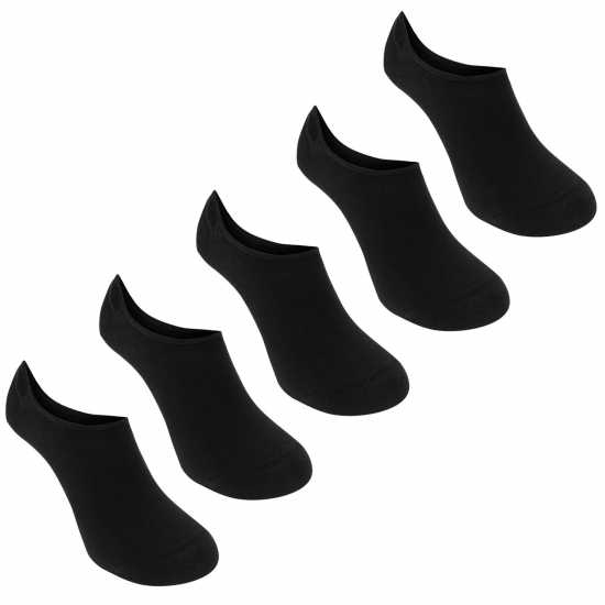 Jack And Jones 5 Pack Secret Socks Black Мъжки чорапи