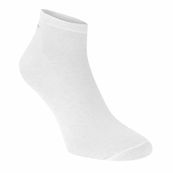Slazenger 5 Pack Mens Trainer Socks White Мъжки чорапи