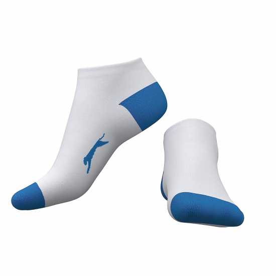 Slazenger 5Бр. Мъжки Чорапи За Маратонки 5 Pack Trainer Socks Mens Size 7-11 Цветове 