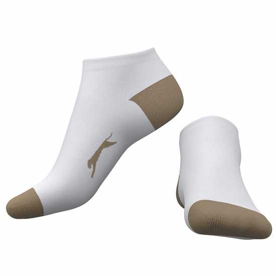 Slazenger 5Бр. Мъжки Чорапи За Маратонки 5 Pack Trainer Socks Mens Size 7-11 Цветове 