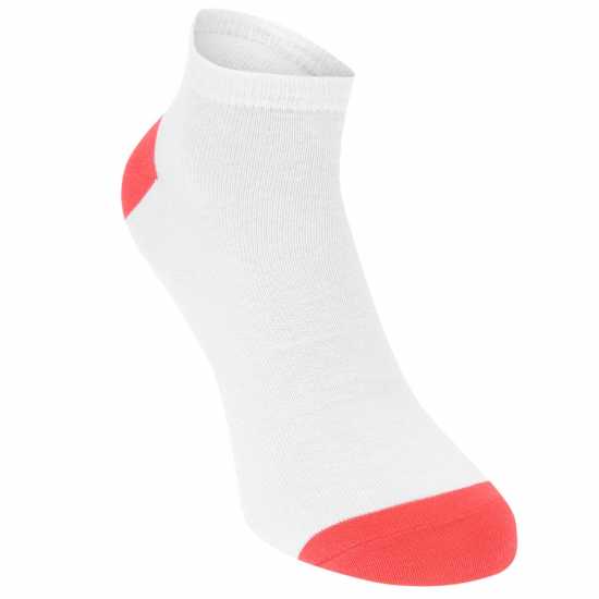 Slazenger 5Бр. Мъжки Чорапи За Маратонки 5 Pack Trainer Socks Mens Size 7-11 Многоцветно 