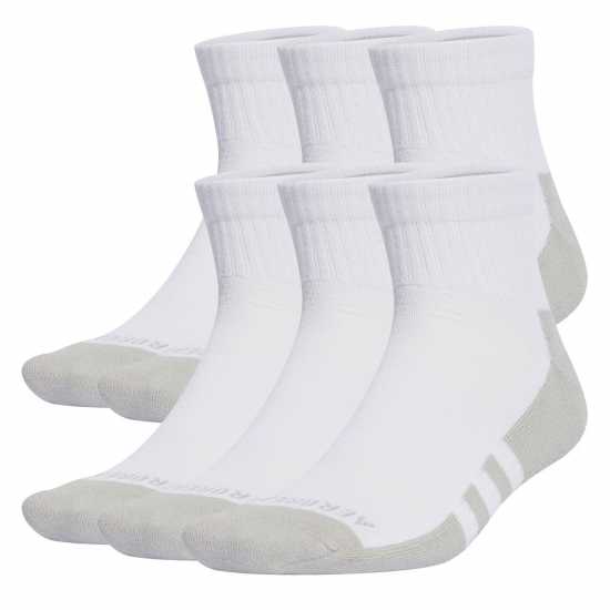 Adidas Aeroready Ankle 6 Pack Socks Бяло/Сиво Мъжки чорапи