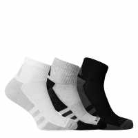 Adidas Aeroready Ankle 6 Pack Socks Сиво/Бяло/Черно Мъжки чорапи
