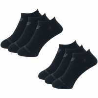 New Balance 6 Pack No Show Socks Black Мъжки чорапи