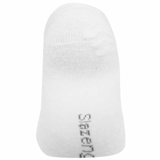 Slazenger Invisible 5 Pack Socks Ladies White Дамски чорапи