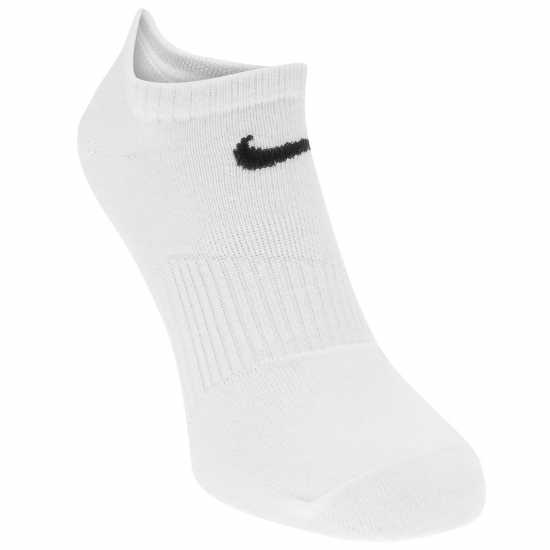 Nike Pack Lightweight No-Show Training Socks White Мъжки чорапи