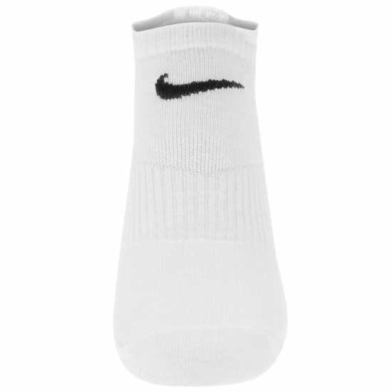 Nike Pack Lightweight No-Show Training Socks White Мъжки чорапи