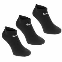 Nike Pack Lightweight No-Show Training Socks Black Мъжки чорапи
