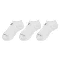 New Balance 3 Pack Low Cut Socks Juniors White Детски чорапи