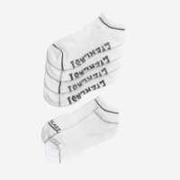 Everlast 6 Pack Trainers Socks Mens Бял Висящ Мъжки чорапи