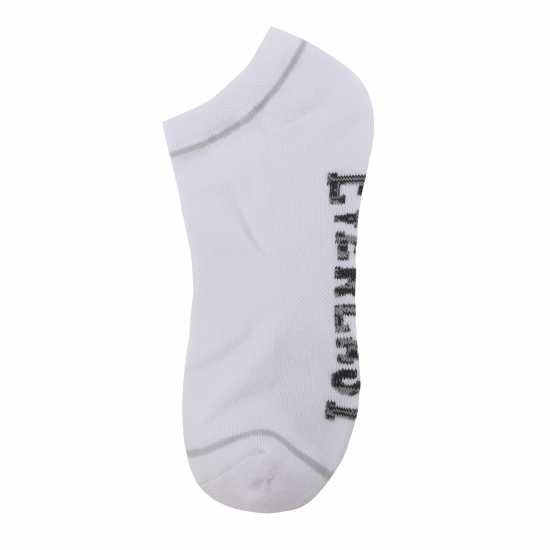 Everlast 6 Pack Trainers Socks Mens Бял Висящ Мъжки чорапи
