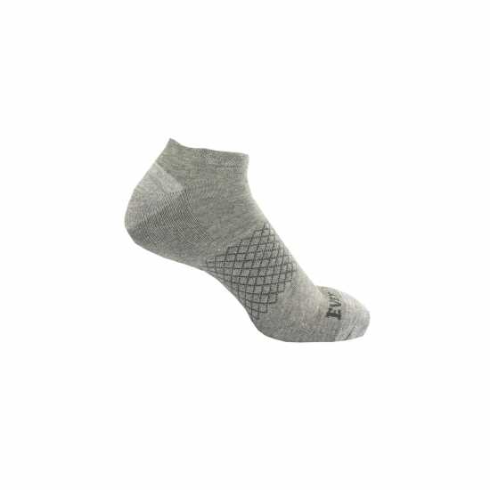 Everlast 6 Pack Trainers Socks Mens Сива Висина Мъжки чорапи