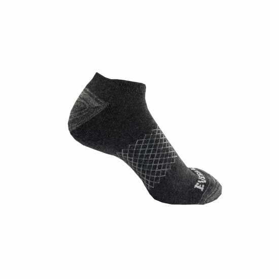 Everlast 6 Pack Trainers Socks Mens Сива Висина Мъжки чорапи