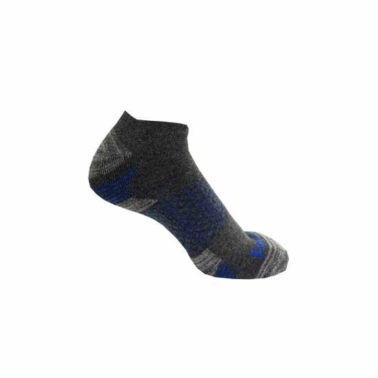 Everlast 6 Pack Trainers Socks Mens Сива Висина Мъжки чорапи