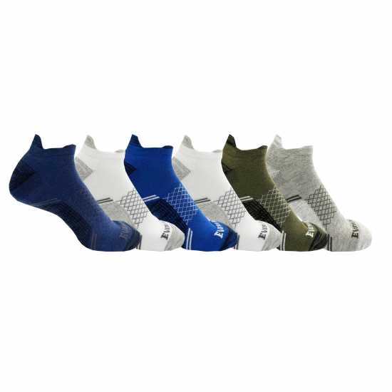 Everlast 6 Pack Trainers Socks Mens Blue Hung Мъжки чорапи