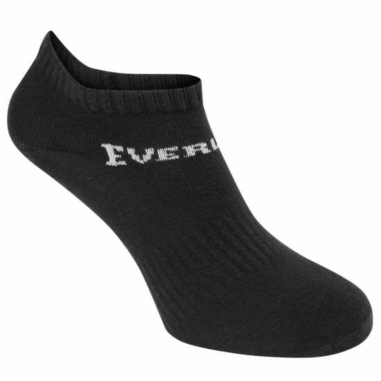 Everlast 3 Бр. Детски Чорапи За Маратонки 3 Pack Trainer Socks Junior Black Детски чорапи