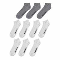 Donnay Мъжки Чорапи За Маратонки 10 Бр. 10 Pack Trainer Socks Children White Детски чорапи