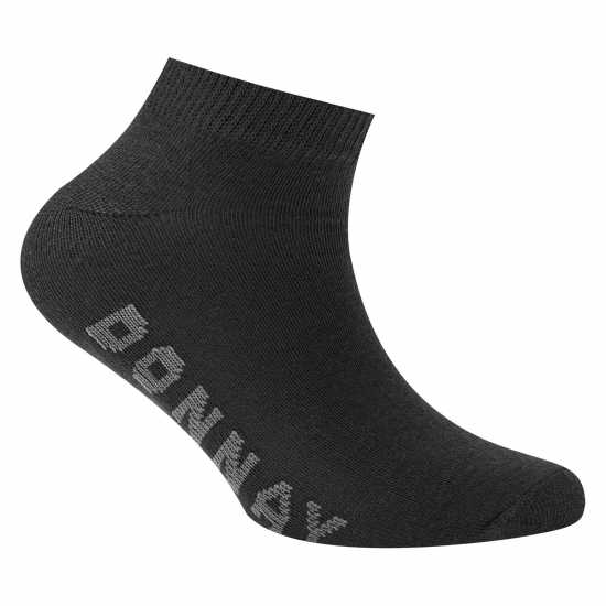 Donnay Мъжки Чорапи За Маратонки 10 Бр. 10 Pack Trainer Socks Children Черно Детски чорапи
