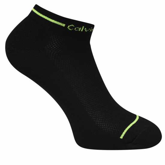 Calvin Klein 6 Pack Trainer Socks Ladies Black Дамски чорапи