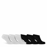 Calvin Klein 6 Pack Trainer Socks Ladies Black/Wht Asst Дамски чорапи