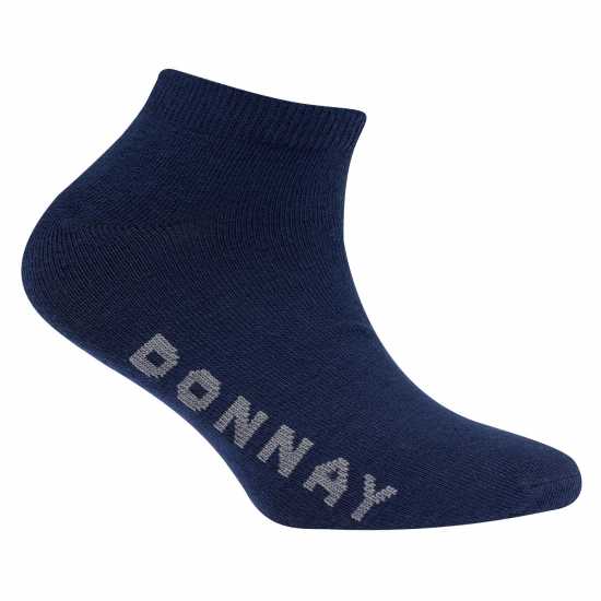 Donnay Мъжки Чорапи За Маратонки 10 Бр. 10 Pack Trainer Socks Junior Черно Детски чорапи