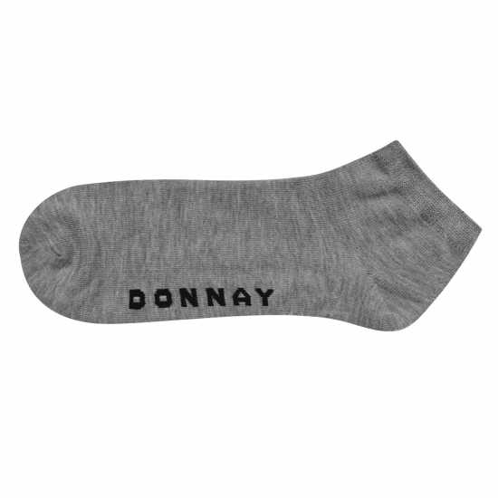 Donnay Мъжки Чорапи За Маратонки 10 Бр. 10 Pack Trainer Socks Mens Black Мъжки чорапи