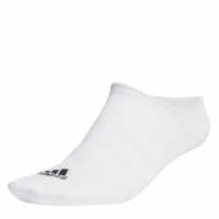 Adidas 3 Чифта Чорапи Thin And Light No Show 3 Pack Socks Mens White/Black Мъжки чорапи