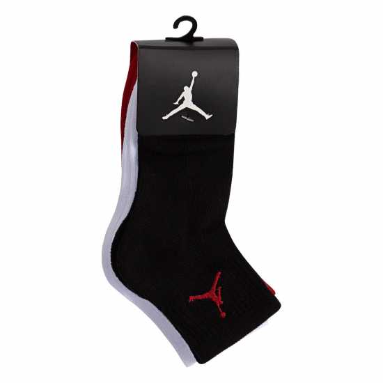 Ниски Чорапи Air Jordan Jumpman 3 Pack Quarter Socks Infants Gym Red Детски чорапи