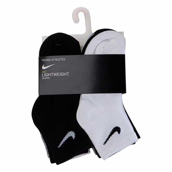Nike 6 Pack Ankle Socks Childrens Mixed - Детски чорапи