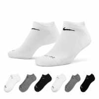 Nike Everyday Plus Cushioned Training No-Show Socks (6 Pairs) Multi-Colour Мъжки чорапи