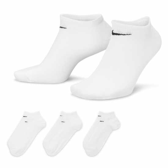 Мъжки чорапи Nike Everyday Sock Бяло Nike Everyday Sock Бяло Мъжки чорапи