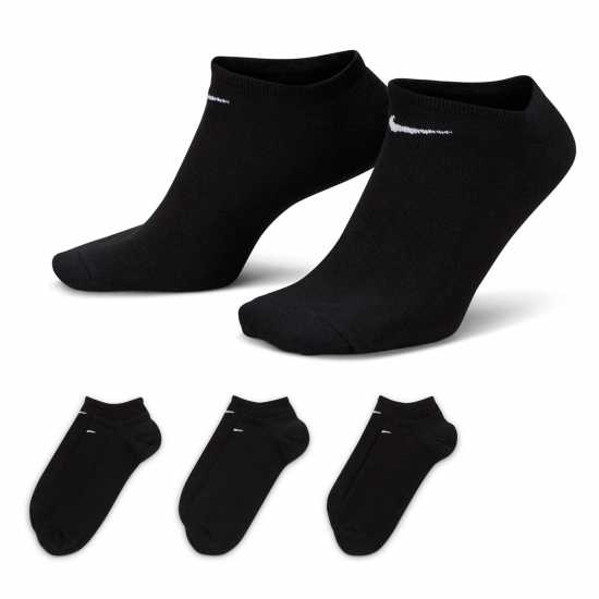 Мъжки чорапи Nike Everyday Sock Черно Nike Everyday Sock Черно Мъжки чорапи