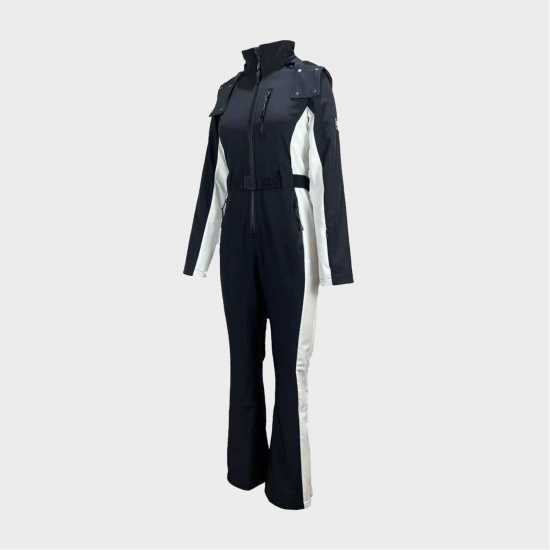 Jack Wills Stripe Suit Ladies Black Jack Wills Stripe Suit Ladies Black