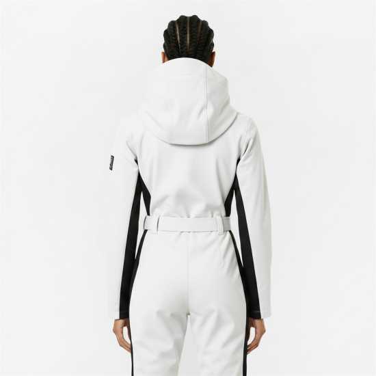 Jack Wills Women's Jw Stripe Waterproof Windproof Ski Suit Крем/Черен 