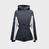 Jack Wills Hooded Puffer Ski Jacket Черно 