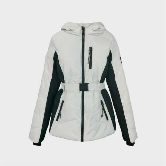 Яке За Ски Jack Wills Hooded Puffer Ski Jacket Крем 