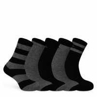 Bickleigh 5Pk Sn10 Grey Мъжки чорапи