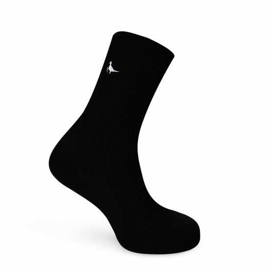 Meadowcroft 5Pk Sn10 Black/White Мъжки чорапи