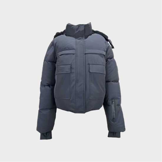 Яке За Ски Jack Wills Cropped Puffer Ski Jacket Черно 