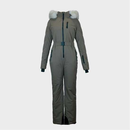 Jack Wills Hooded Ski Suit Моха Jack Wills Hooded Ski Suit Моха