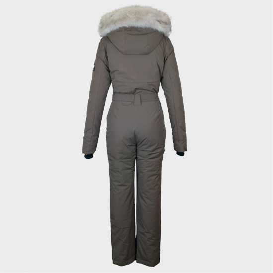 Jack Wills Hooded Ski Suit Моха Jack Wills Hooded Ski Suit Моха