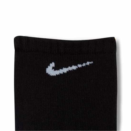 Nike 3 Pack Cushioned No Show Socks Black/White Мъжки чорапи
