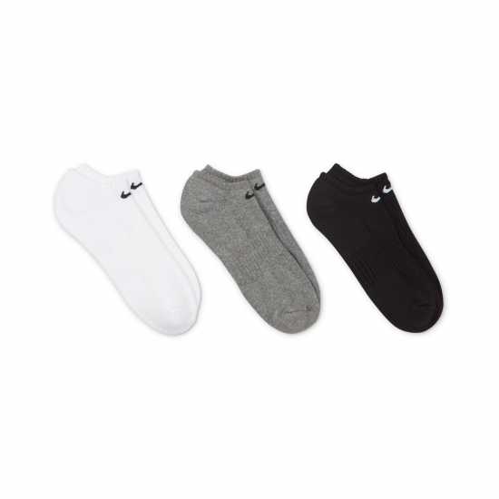 Nike 3 Pack Cushioned No Show Socks Multi-Colour Мъжки чорапи