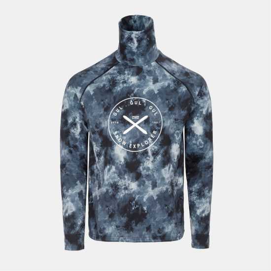 Gul Men's Powder Thermal Funnel Neck Long Sleeve Baselayer Top  