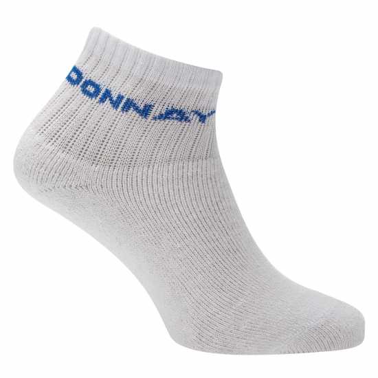 Donnay Ниски Чорапи 10 Pack Quarter Socks Childrens Бяло Детски чорапи