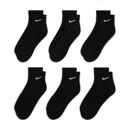 Nike 6Pk Quarter Sox Sn00 Nike 6Pk Quarter Sox Sn00