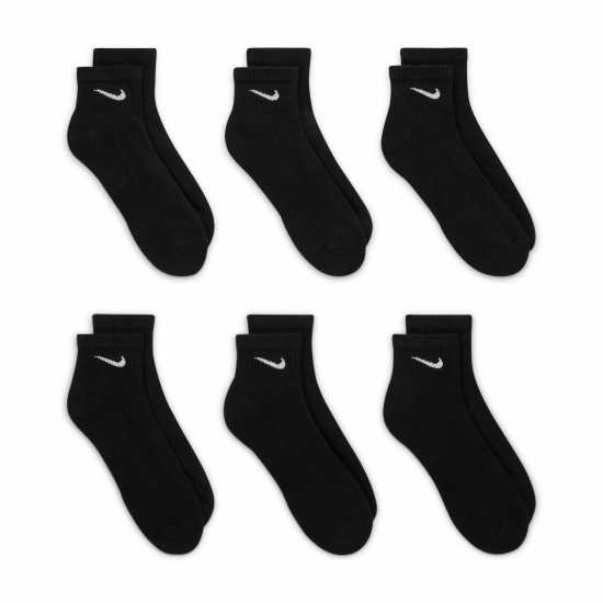 Nike 6Pk Quarter Sox Sn00 Nike 6Pk Quarter Sox Sn00