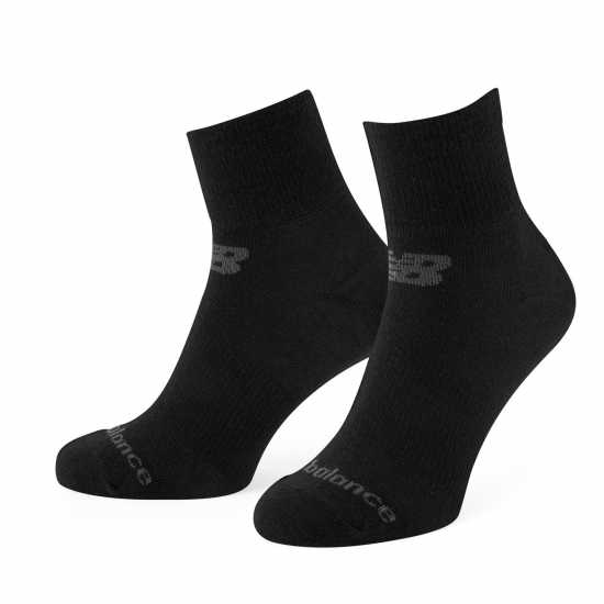 New Balance 6 Pack Of Ankle Socks Black - Мъжки чорапи